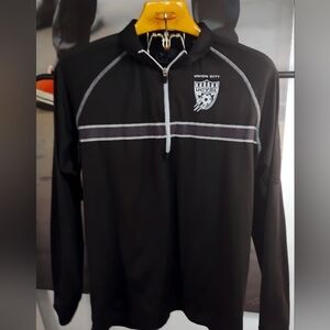 Union City UCYSL Soccer Black 1/4 Zip Pullover Men’s Size XL Long Sleeve Top
